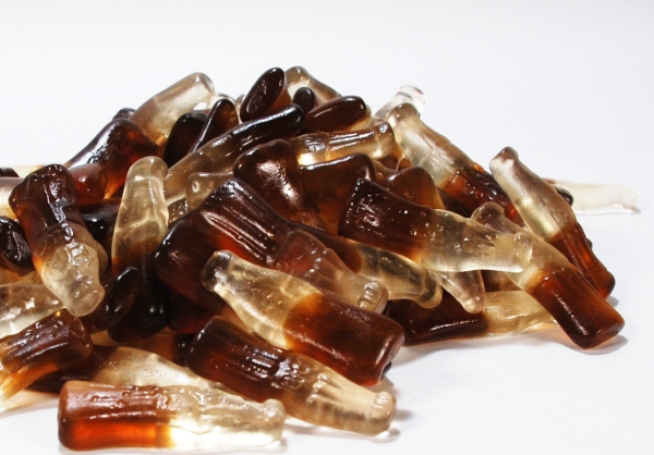 Fruchtgummi Colaflaschen zuckerfrei Frisia