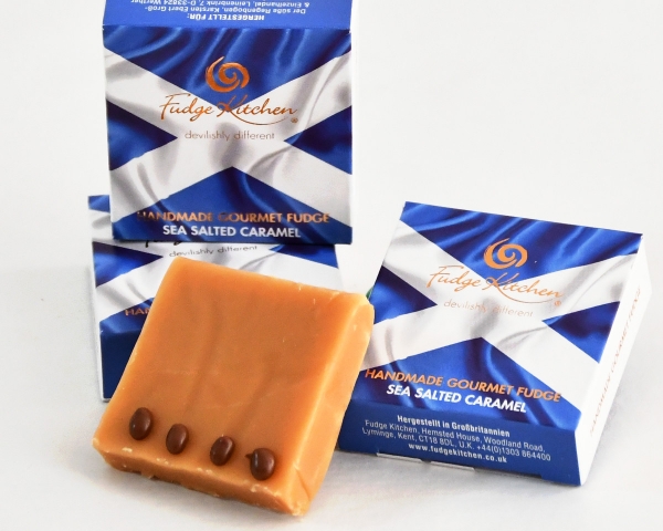 FK Fudge Bite, Scottish Flag, Sea Salted Caramel, 75x45g